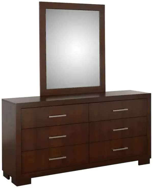 Coaster Co. of America Jessica 6-drawer Dresser with Mirror Cappuccino
