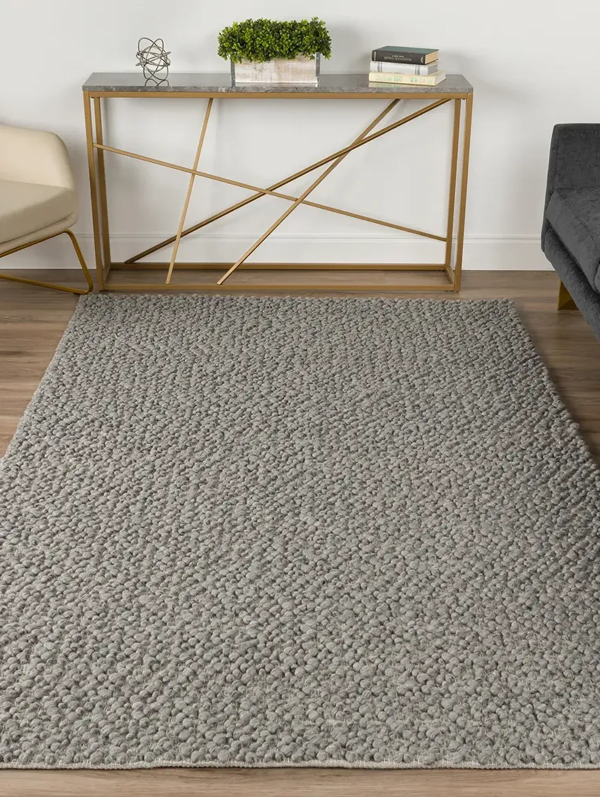 Gorbea GR1 Pewter 5' x 7'6" Rug