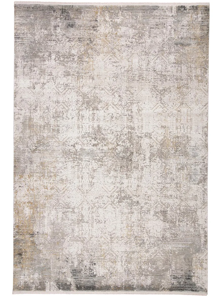 Cadiz 3892F Ivory/Taupe/Gray 3'1" x 10' Rug