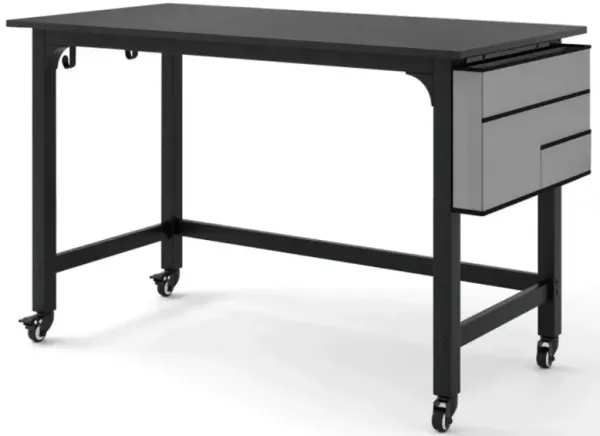 Hivvago Mobile Computer Workstation with 4 Smooth Casters