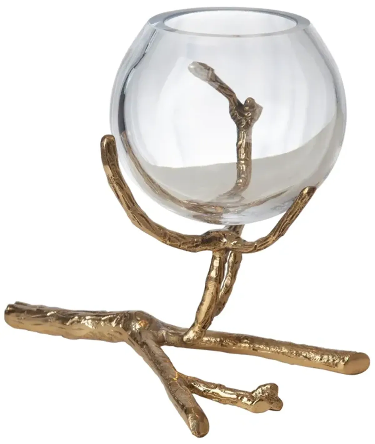 Twig Vase Holder-Brass