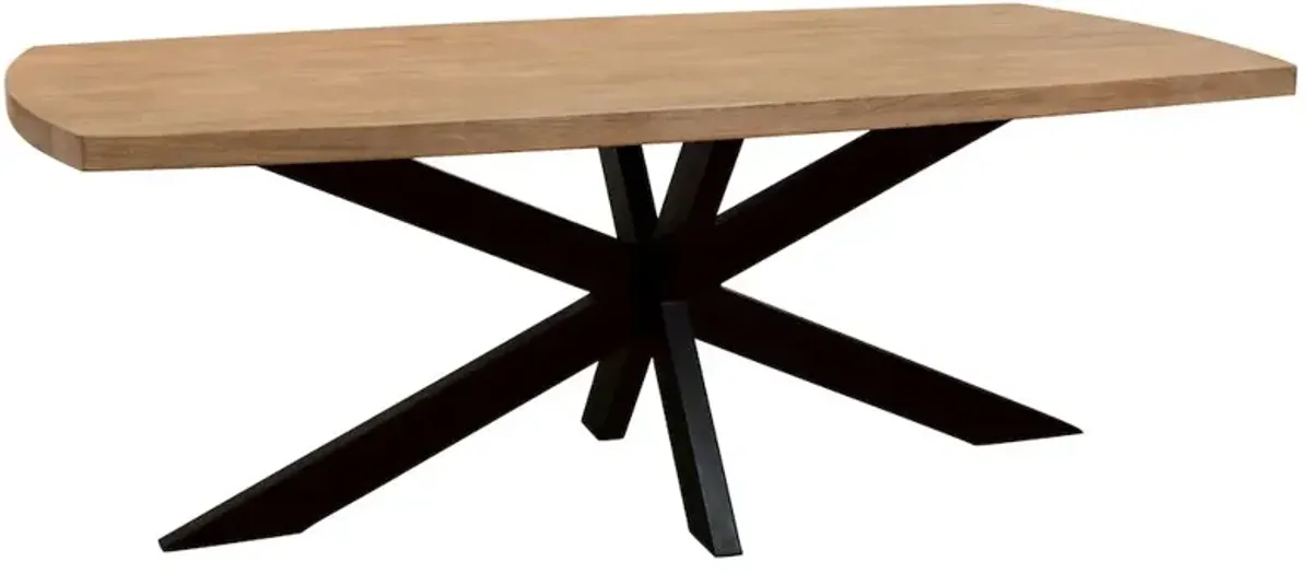 Logan 82 Dining Table with 8 Trish Rust Arm Chairs