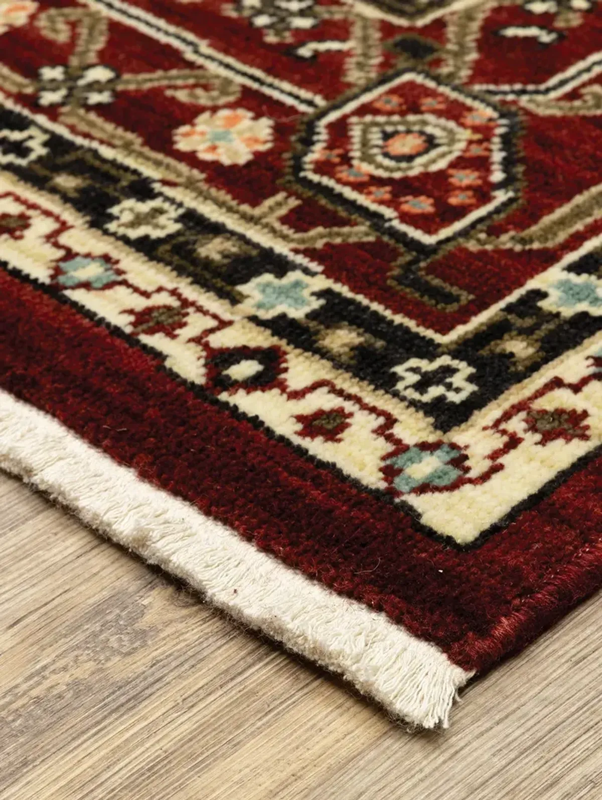 Lilihan 2' x 3' Red Rug