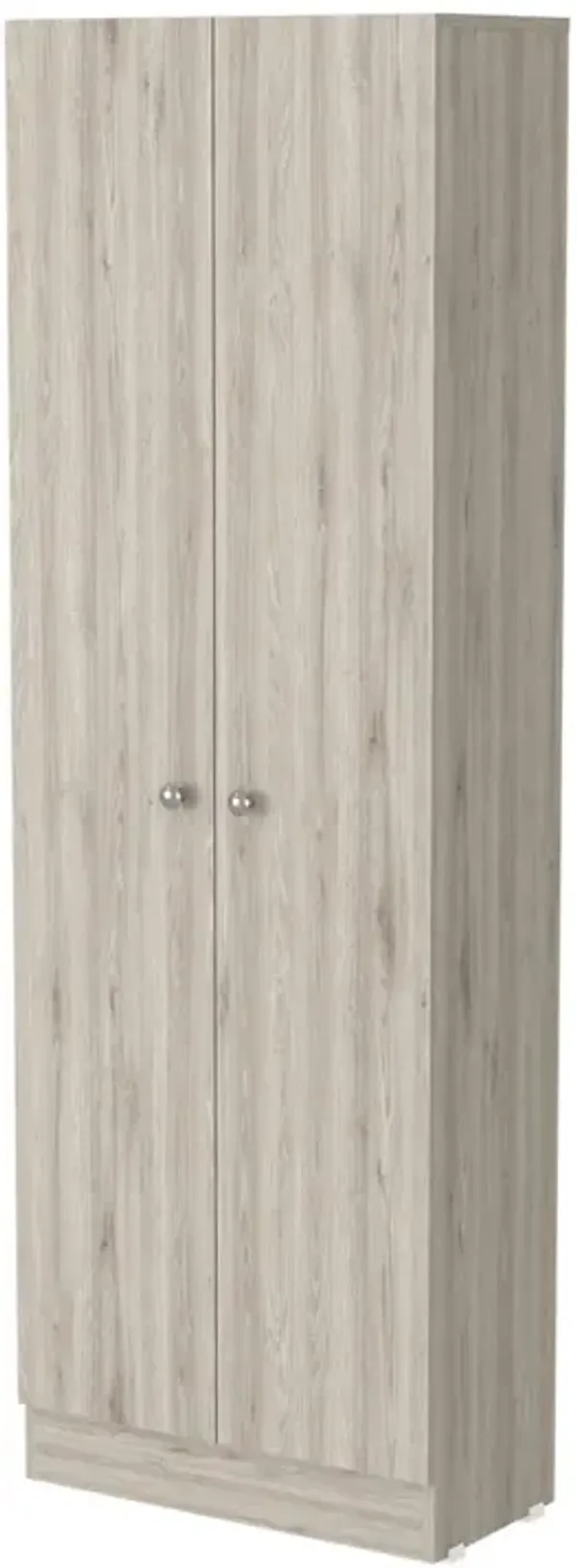 Streamdale Buxton Rectangle 2-Door Storage Tall Cabinet Light Grey