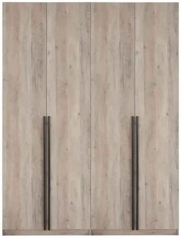 Lee Wardrobe 1.0 in Gray (Set of 2)