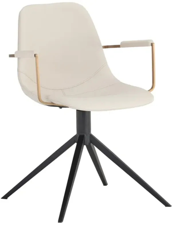 Cassius Swivel Dining Armchair