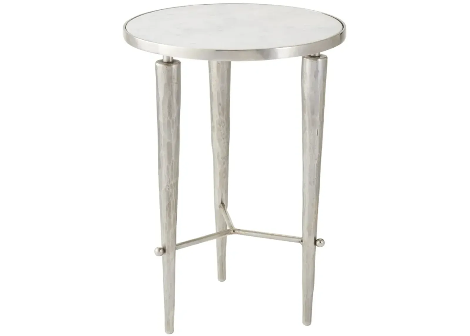 Jasper Accent Table- Silver