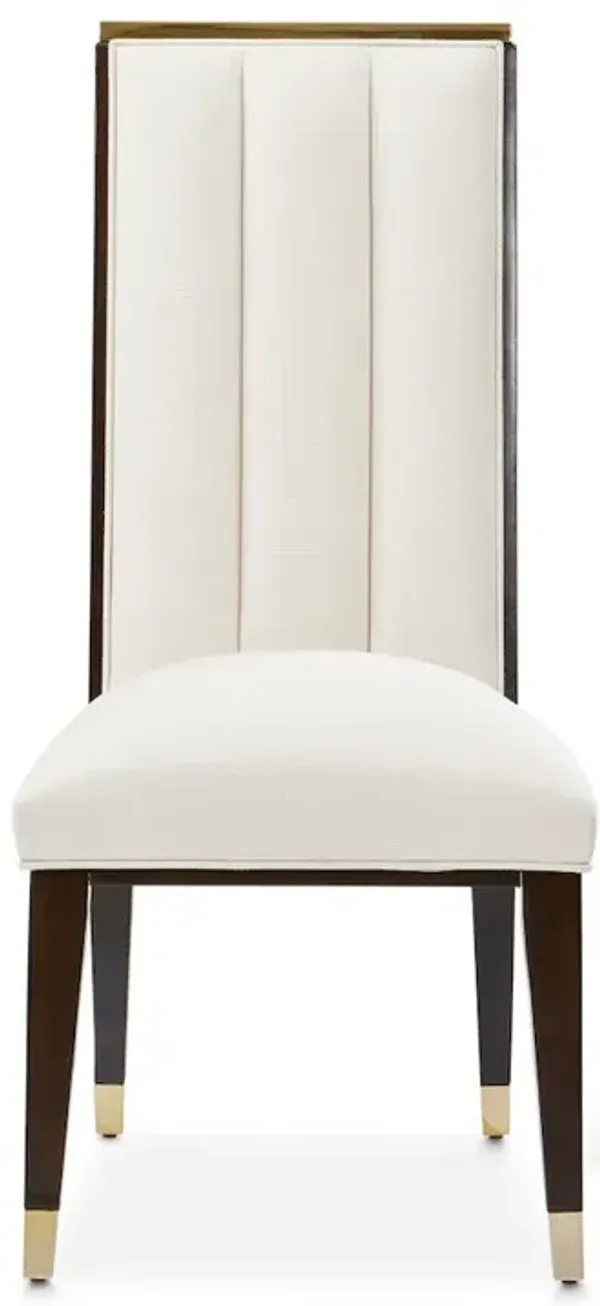 Michael Amini Belmont Place Side Chair - Espresso Set of 2