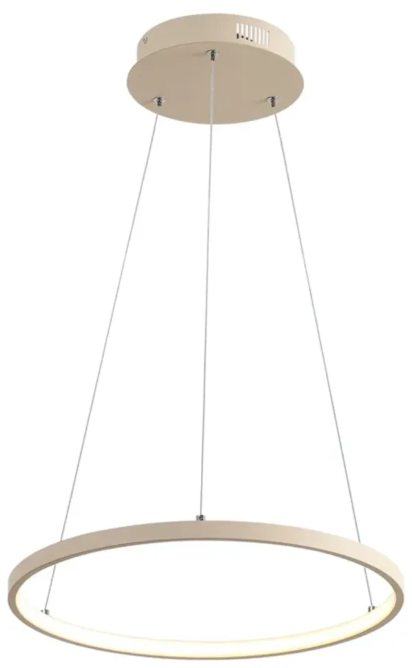 Brice Modern Contemporary Metal Round Dimmable Integrated LED Pendant