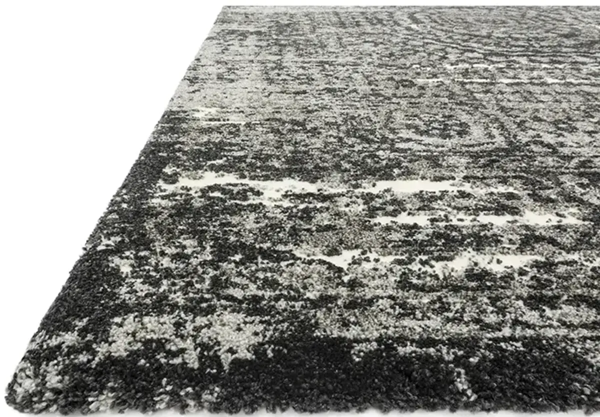 Viera VR11 Graphite/Black 2'5" x 7'7" Rug