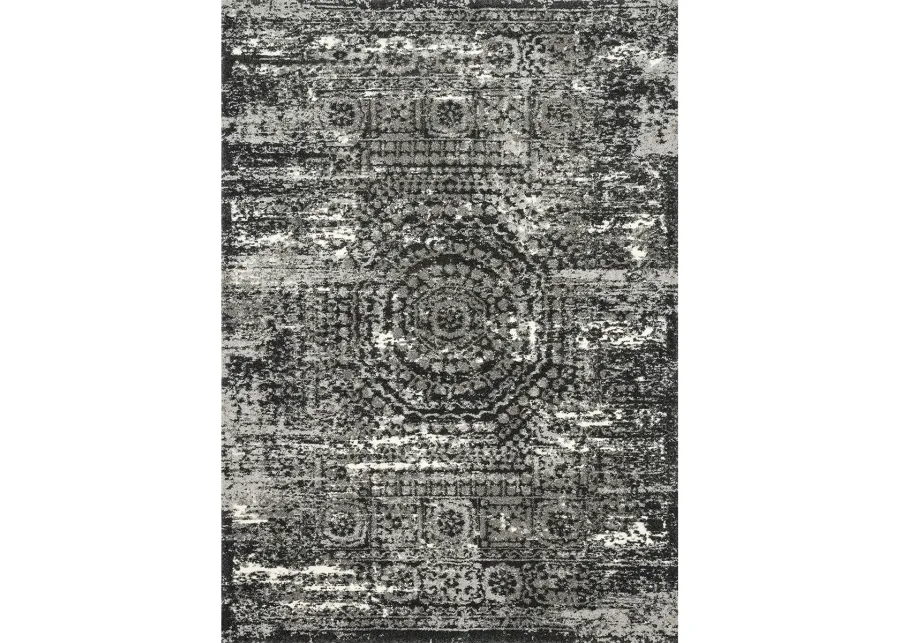 Viera VR11 Graphite/Black 2'5" x 7'7" Rug