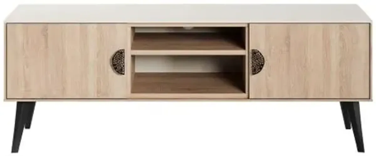 Haley TV Stand in Beige
