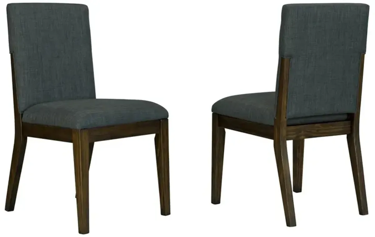 Belen Kox Carob Brown Upholstered Side Chair (Set of 2), Belen Kox