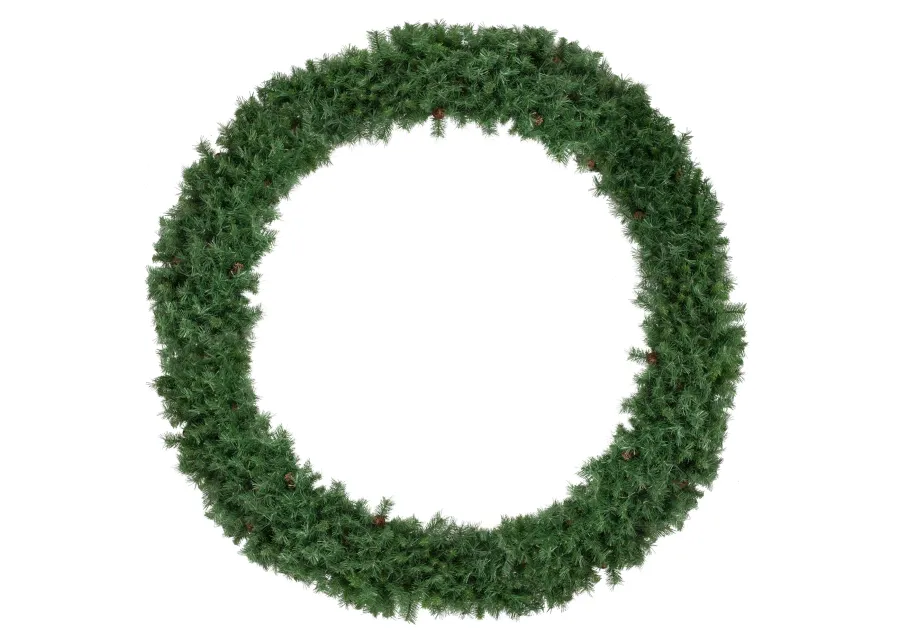 Black River Pine Commercial Artificial Christmas Wreath  6-Foot  Unlit