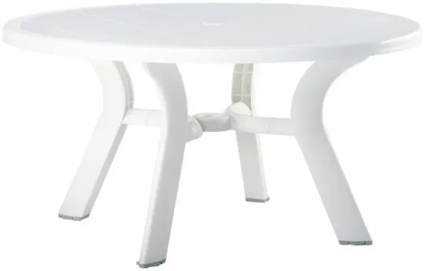 Belen Kox Round Dining Table, White, Belen Kox