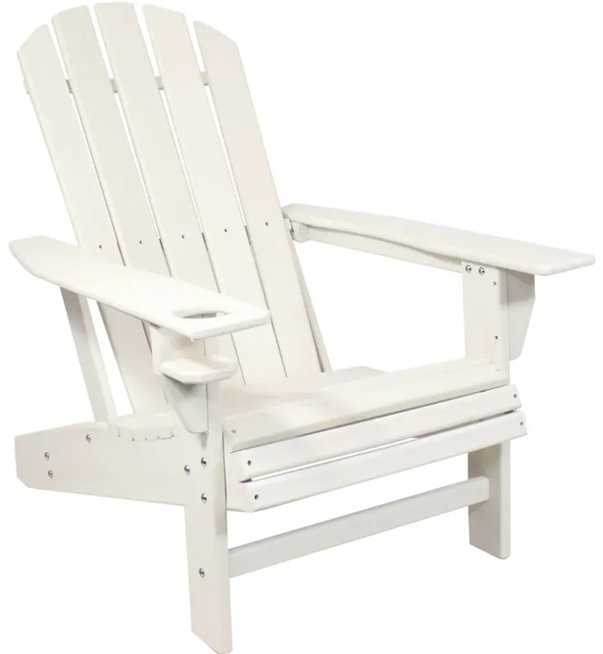 Sunnydaze Lake Style Adirondack Chair with Cup Holder