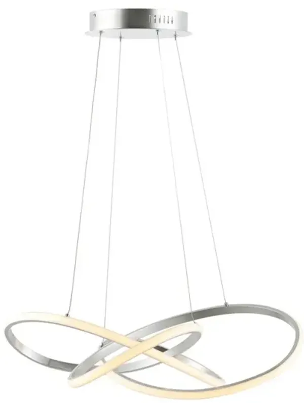 Alexia 25" Abstract Integrated LED Metal Adjustable Pendant