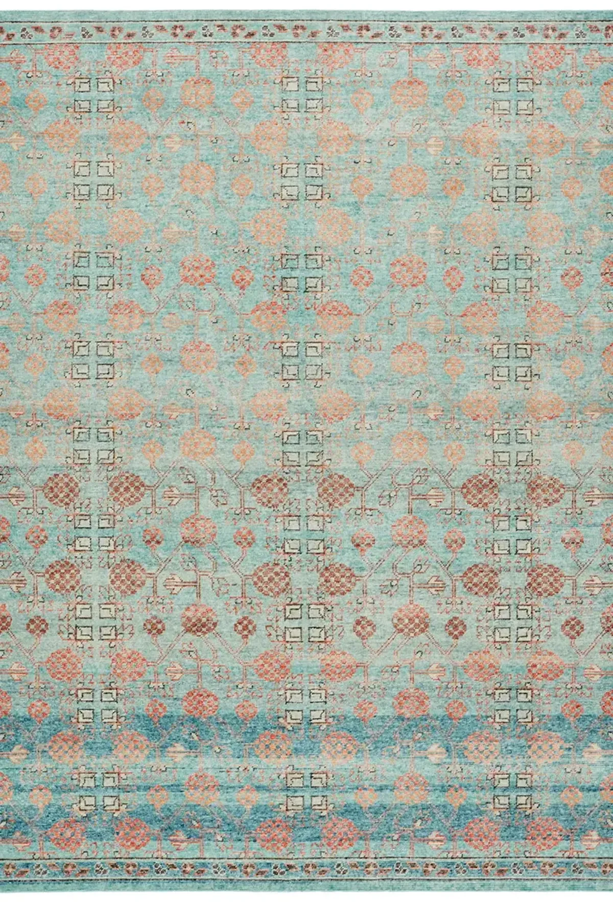 Eden Anemone Blue 3' x 10' Runner Rug