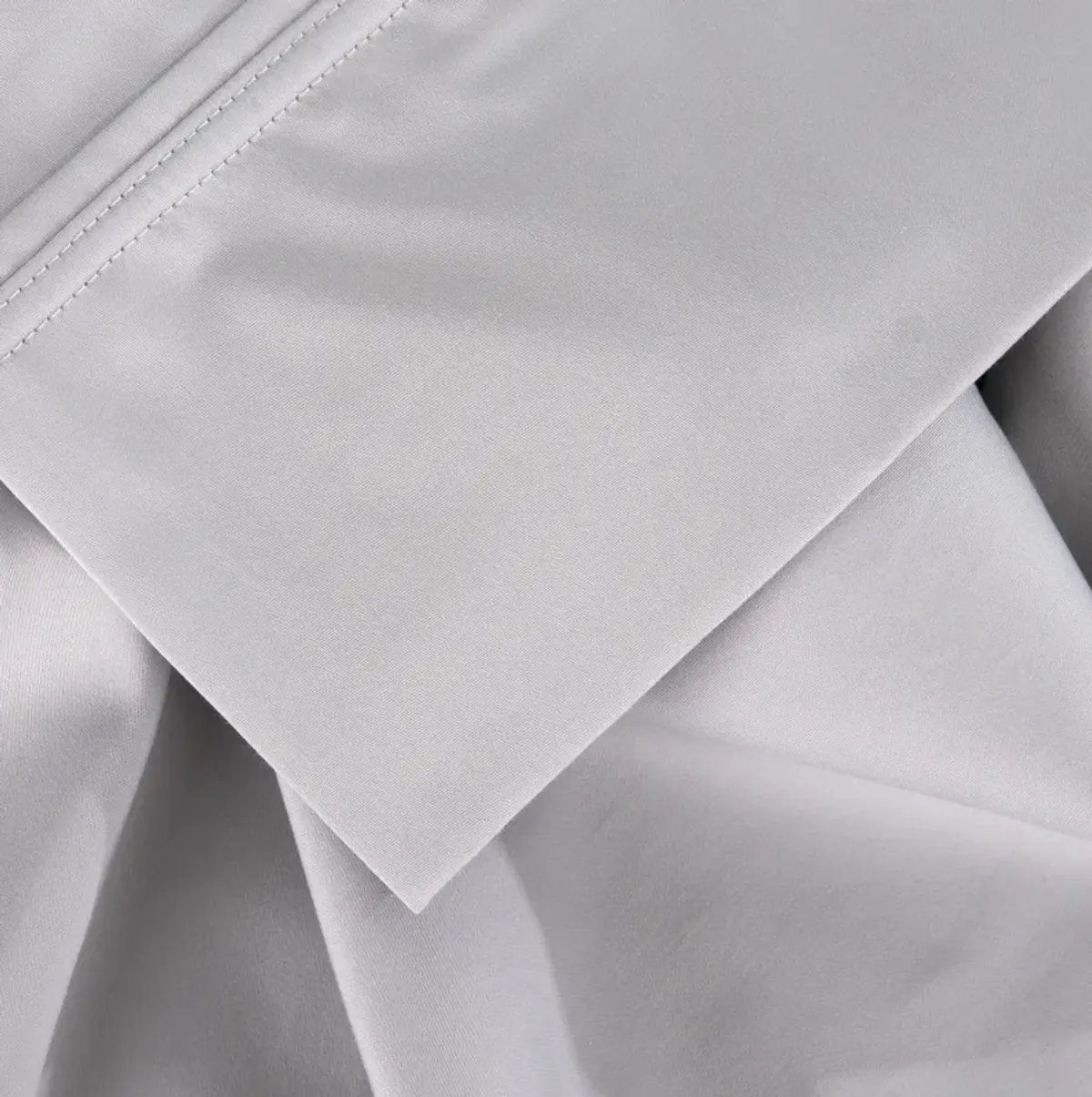 Hyper-Cotton Split Head King Sheet Set - Light Grey