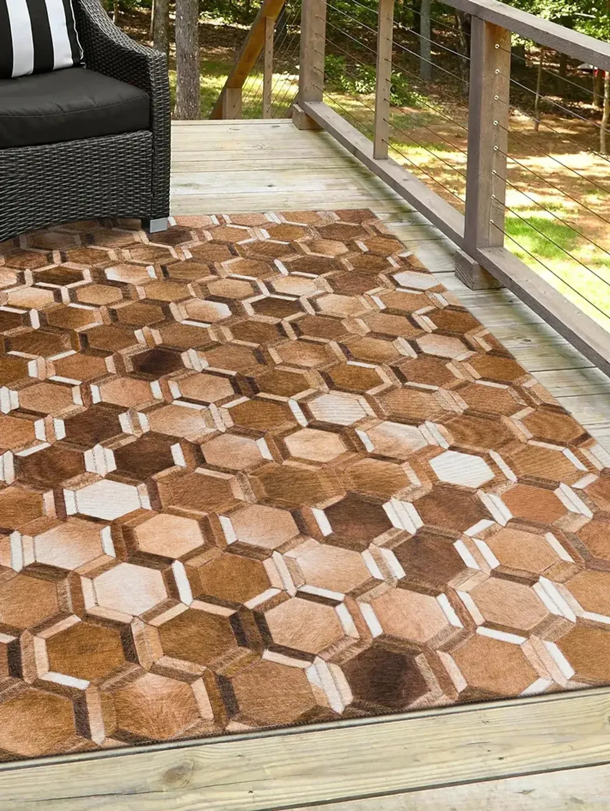 Stetson SS1 Bison 5' x 7'6" Rug