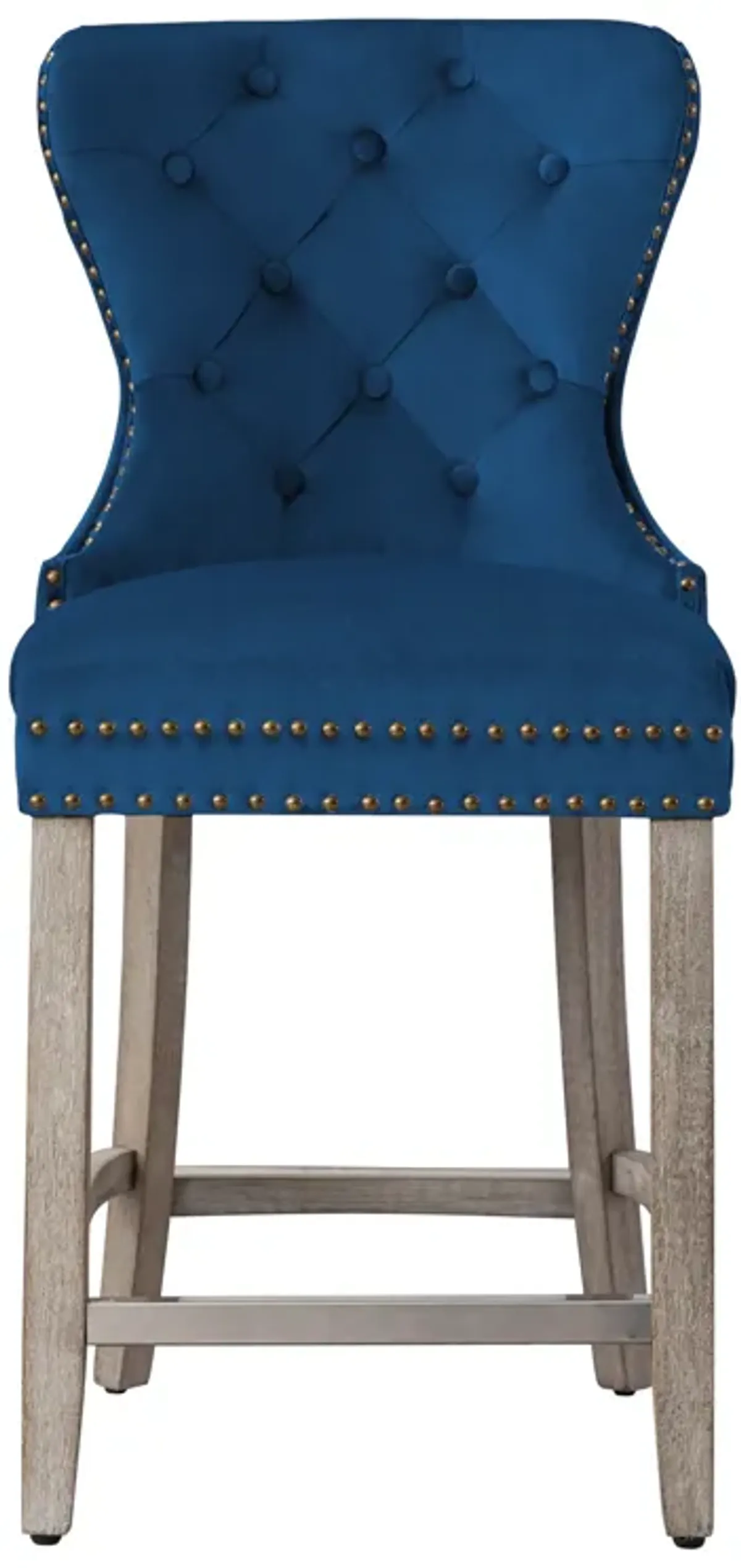 WestinTrends 24" Tufted Velvet Counter Stool