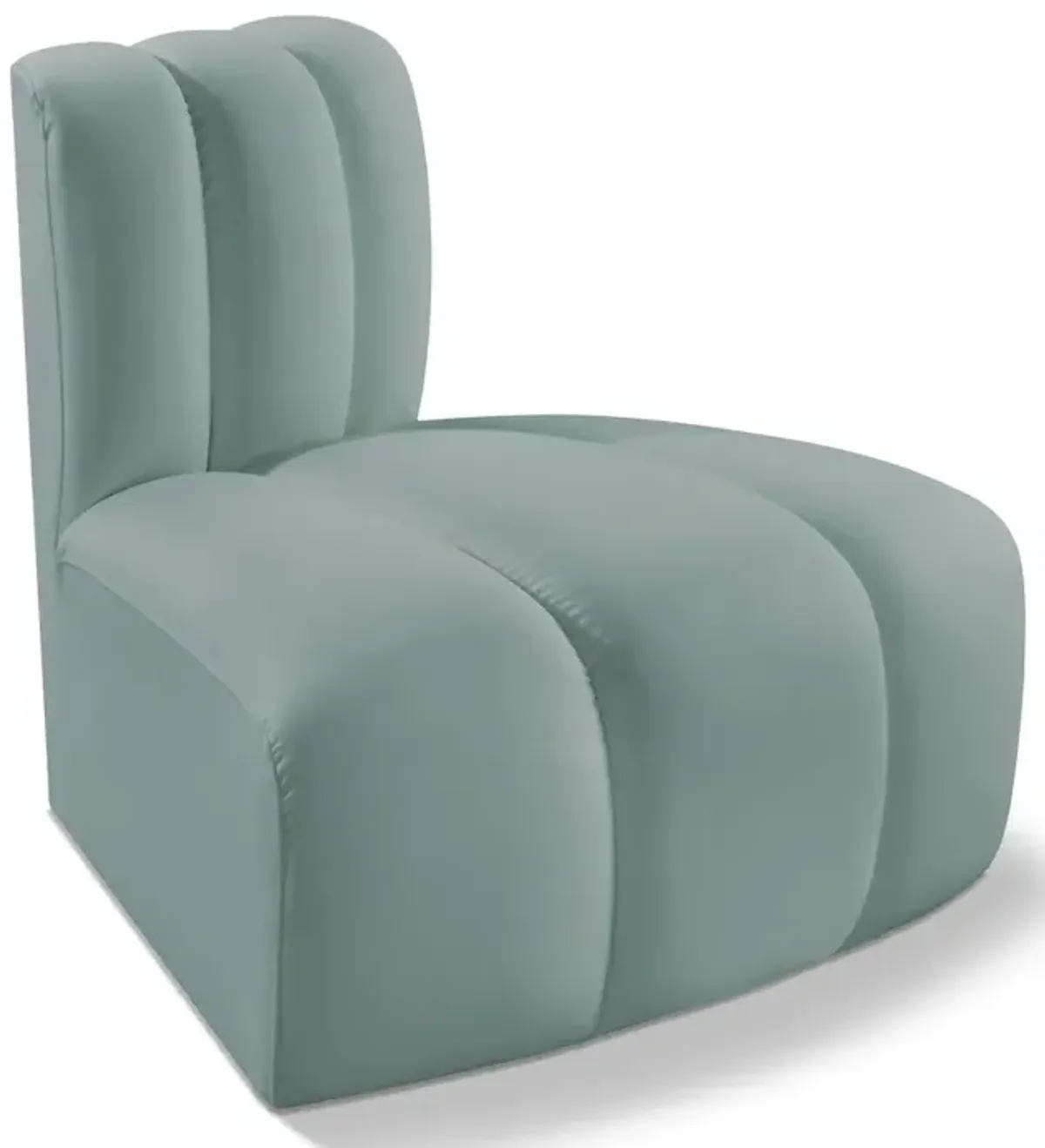 Meridian Furniture Arc Vegan Leather Reverse Corner