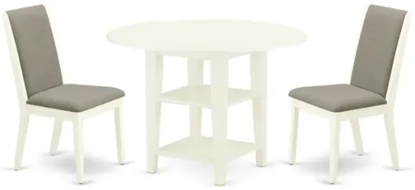 Dining Room Set Linen White