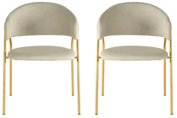 Lara Cream Dining Chair - Set of 2 