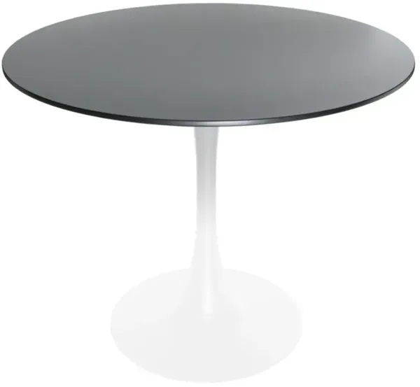 LeisureMod Round Dining Table with a 31 Wood Top