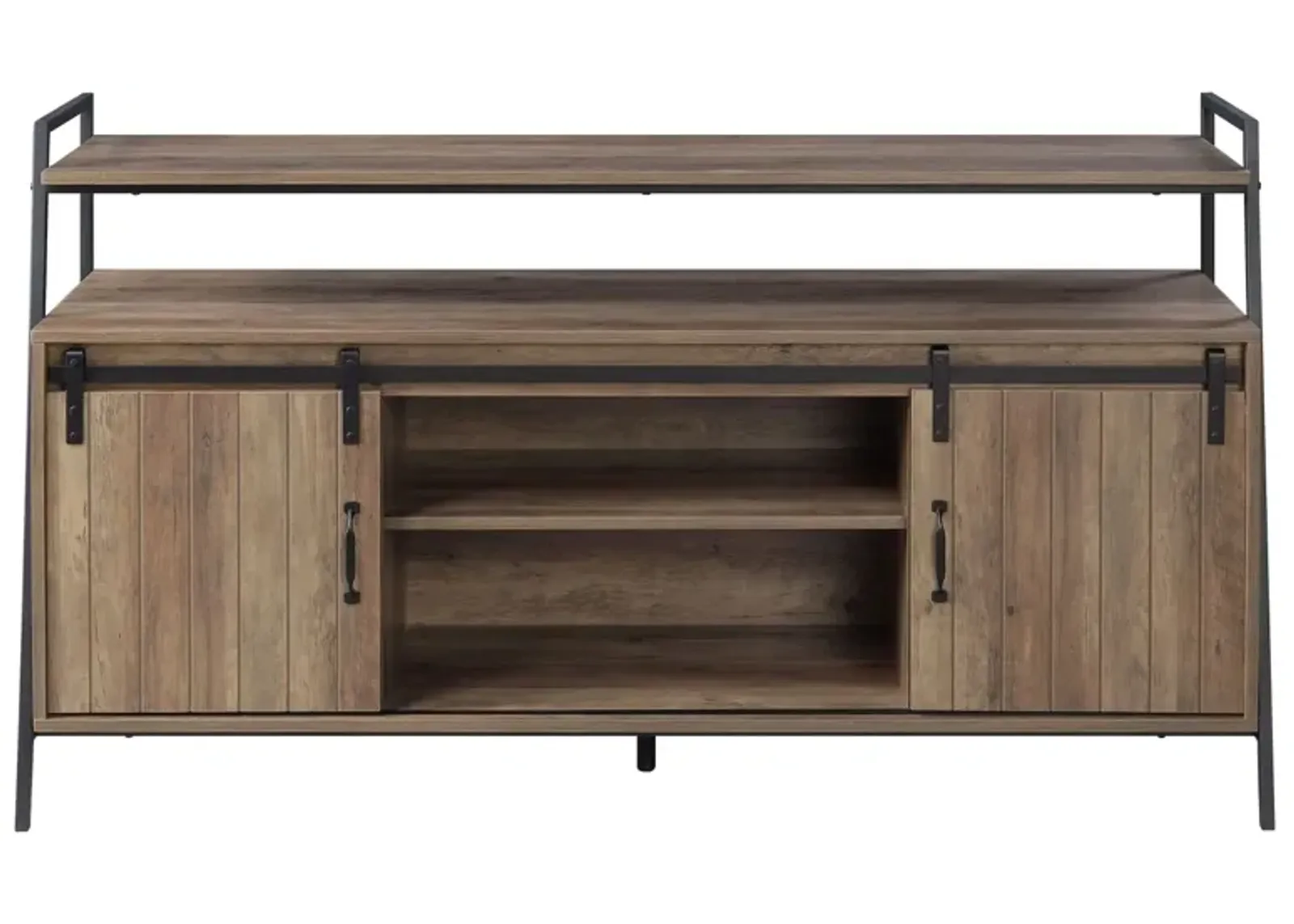 Rashawn TV Stand, Rustic Oak