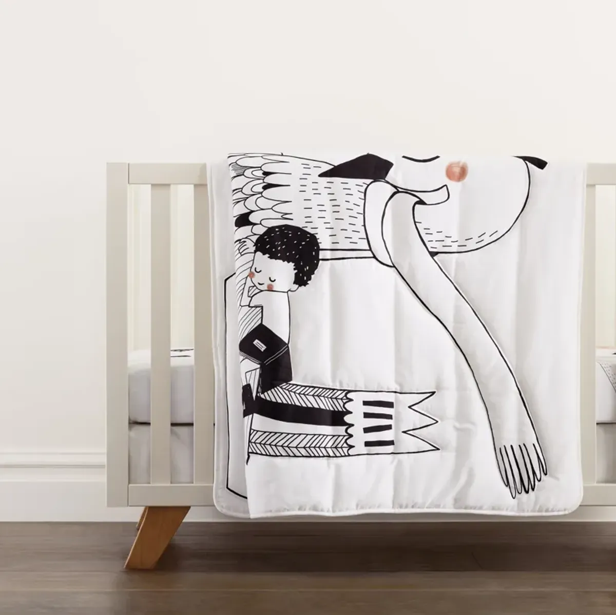 Swan Cotton Toddler Comforter