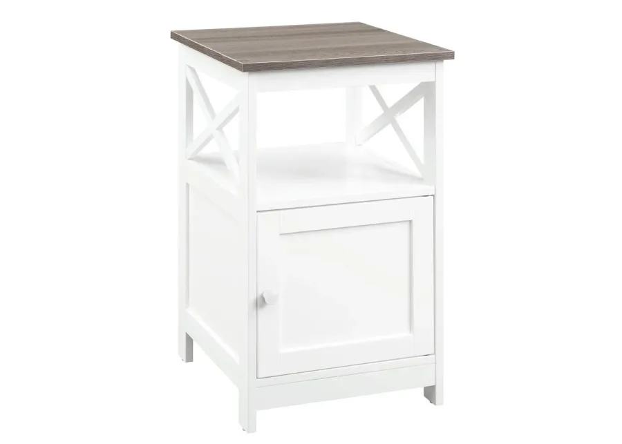 Convenience Concepts Oxford End Table with Cabinet