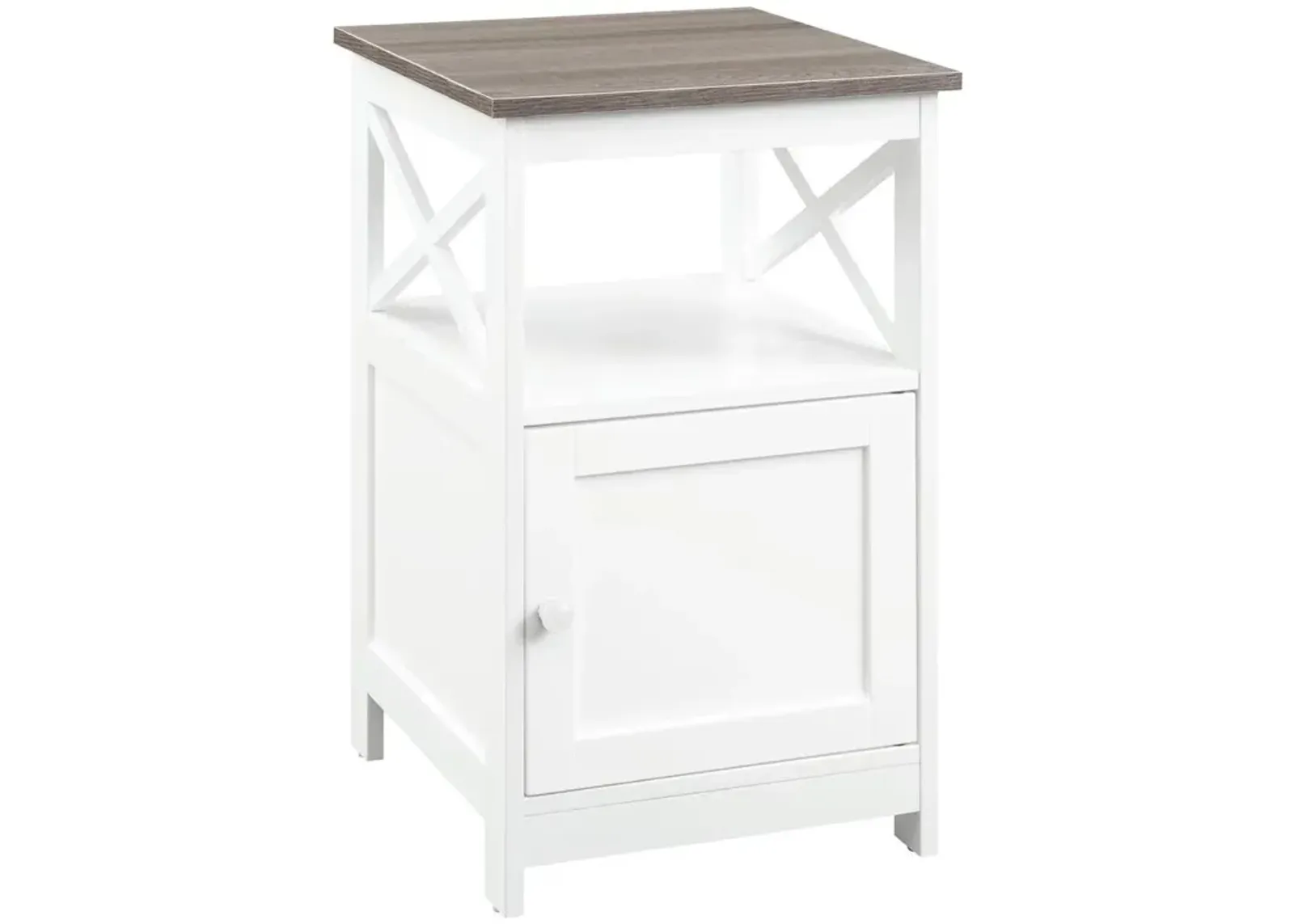 Convenience Concepts Oxford End Table with Cabinet