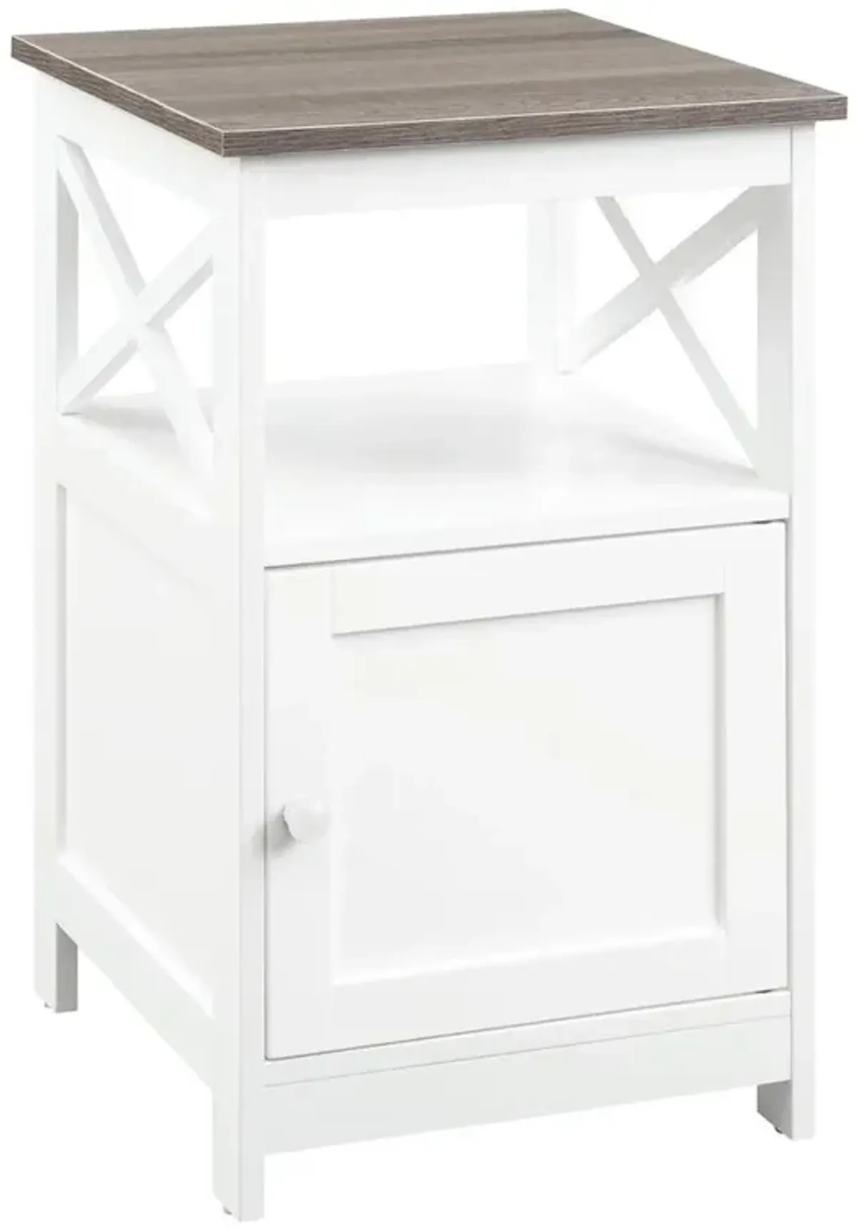 Convenience Concepts Oxford End Table with Cabinet