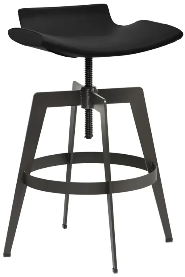Bancroft Onyx Adjustable Stool