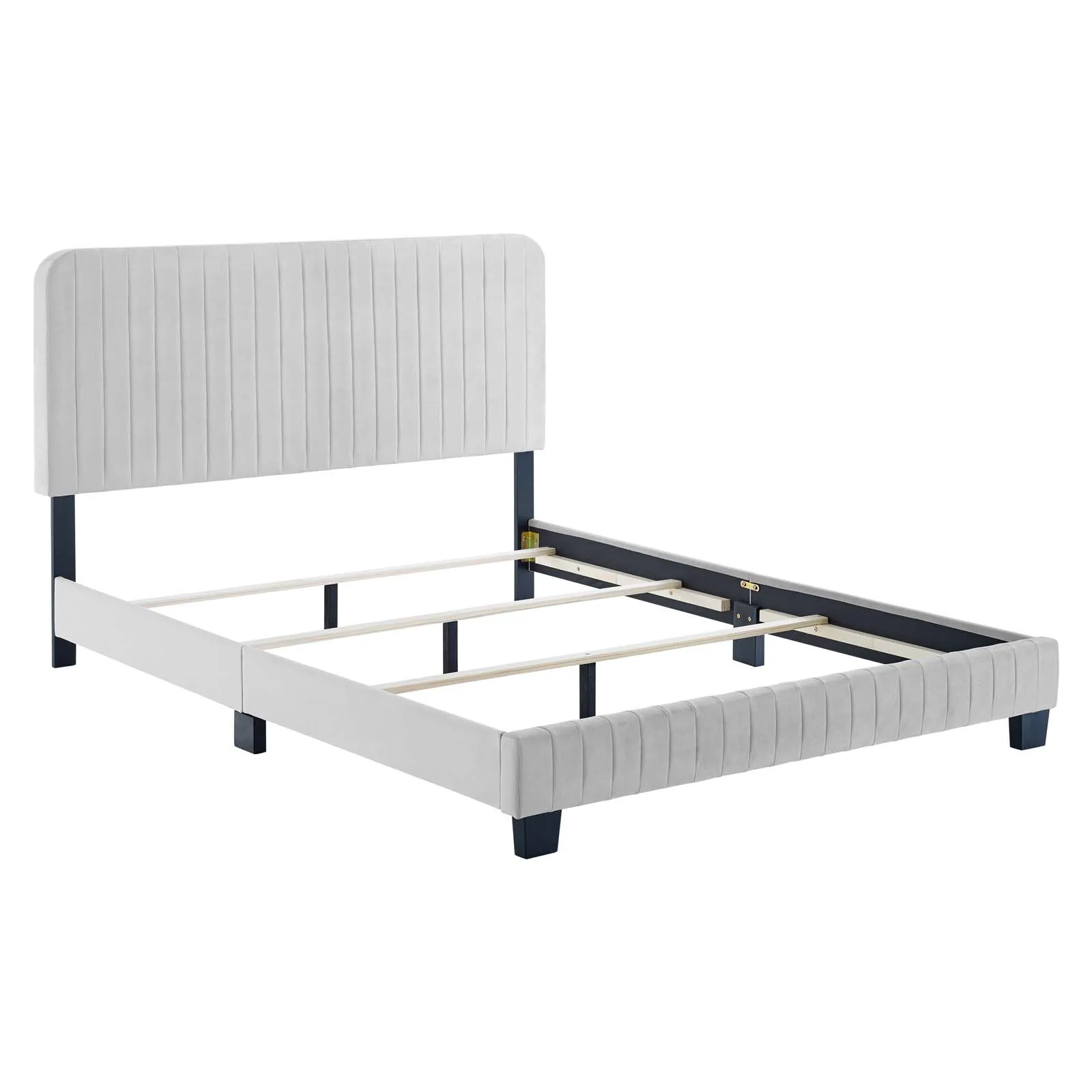 Modway - Celine Channel Tufted Performance Velvet Twin Bed