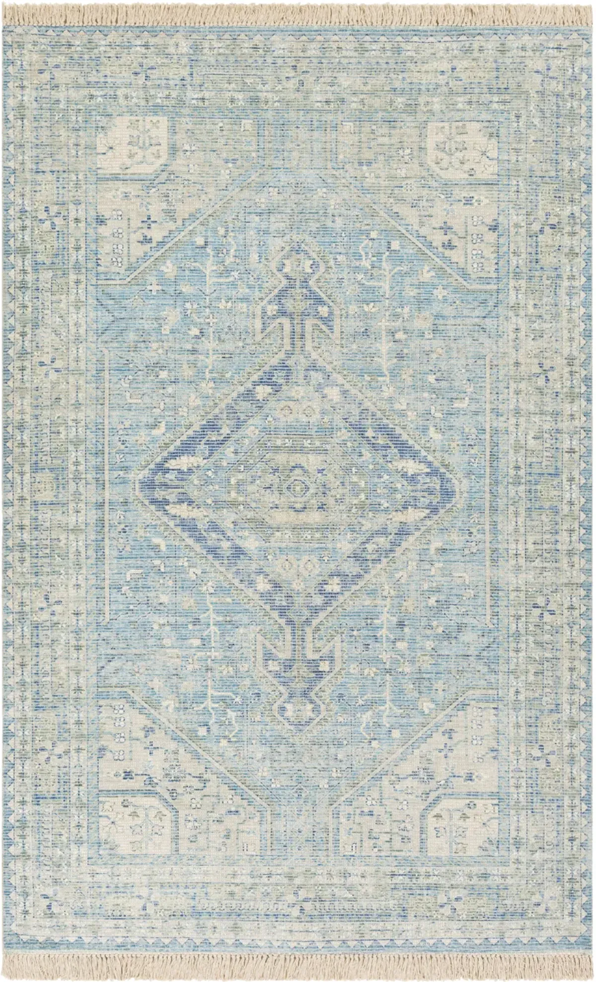 Zainab ZAI-2303 8'10' x 12' Blue Rug