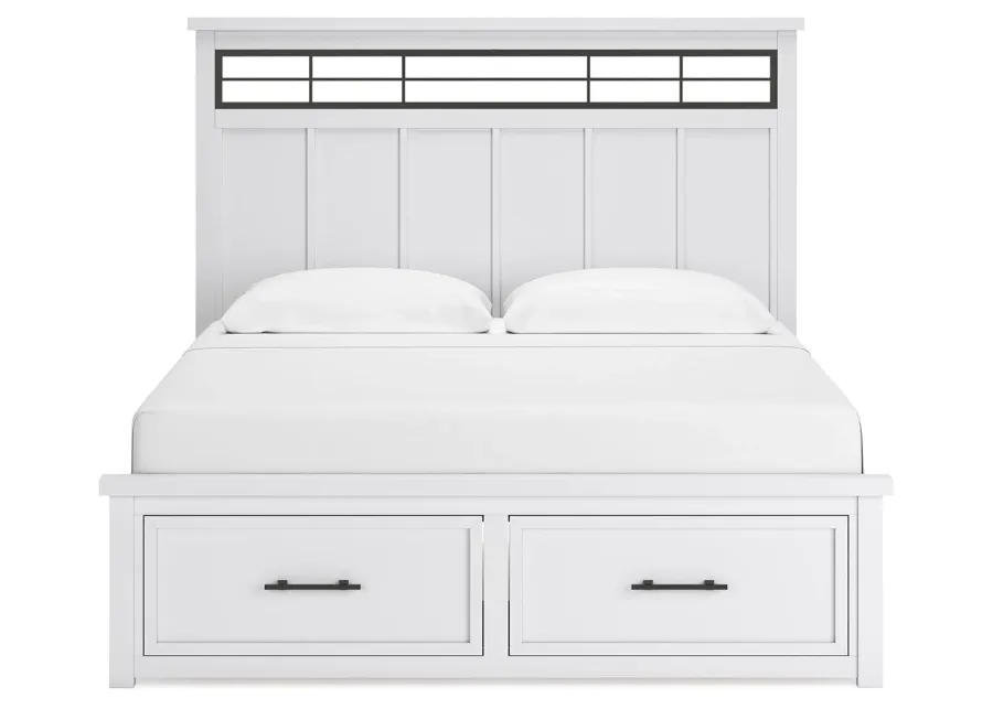 Ashbryn California King Panel Storage Bed