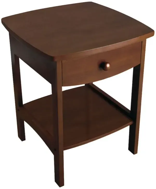 Claire Accent Table Anitque Walnut Finish