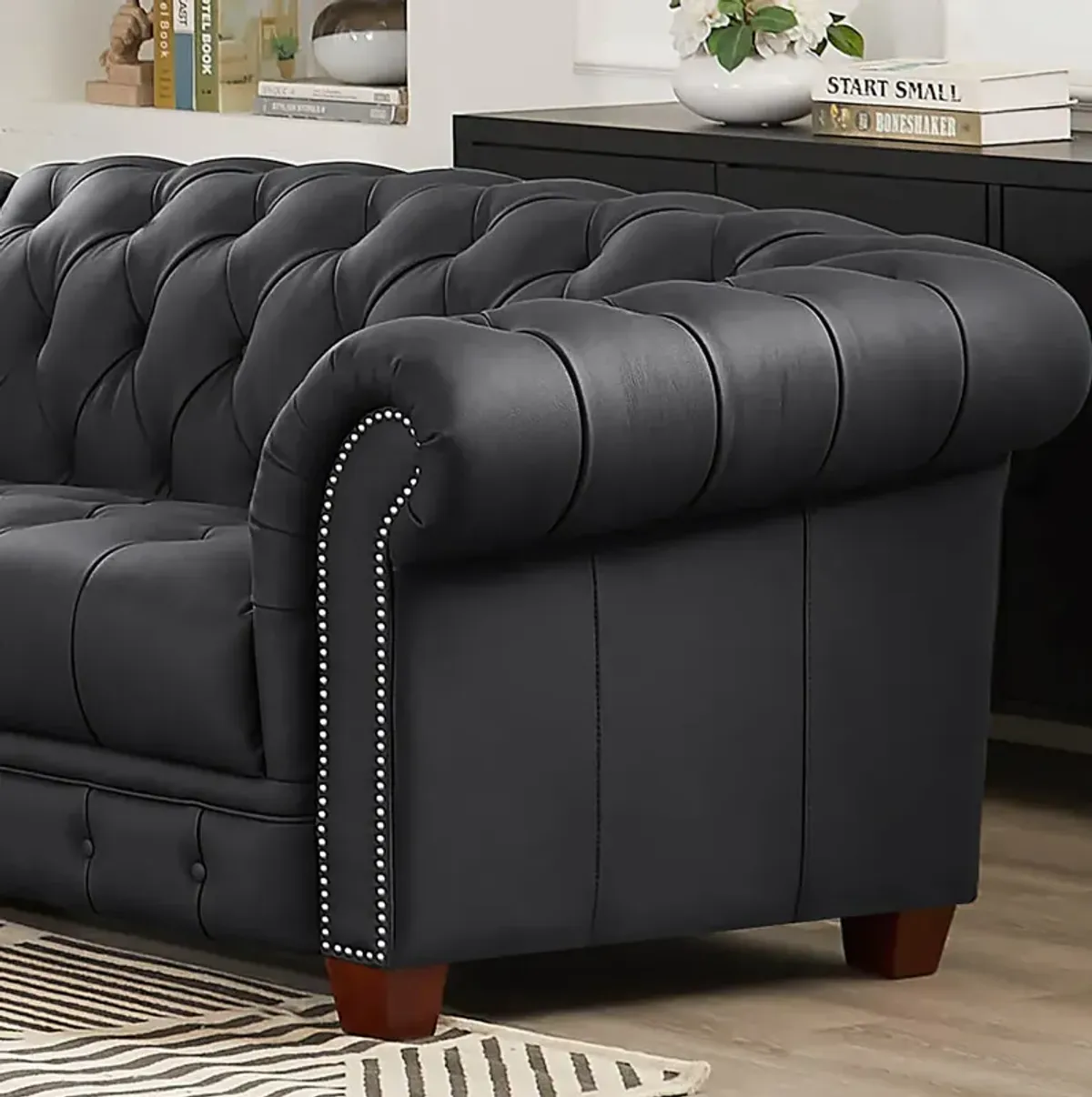 York Top Grain Leather Sofa