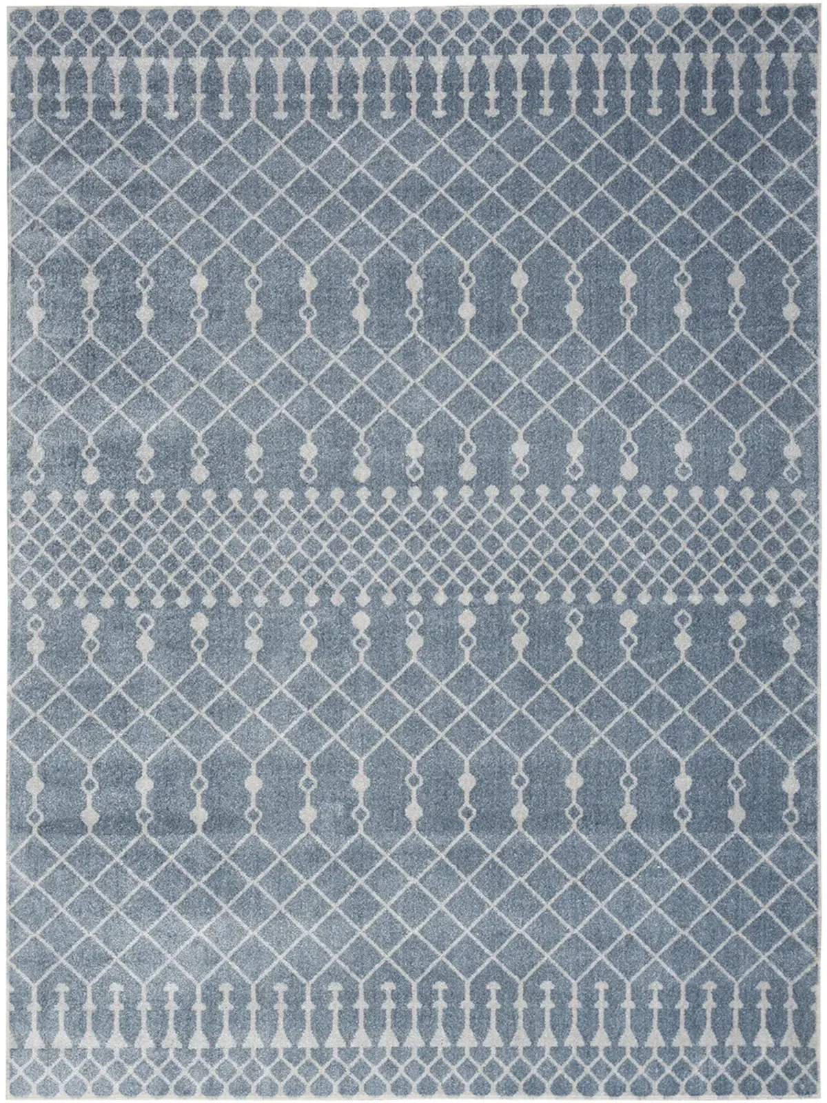 Astra Machine Washable ASW10 Blue 7'10" x 10' Rug