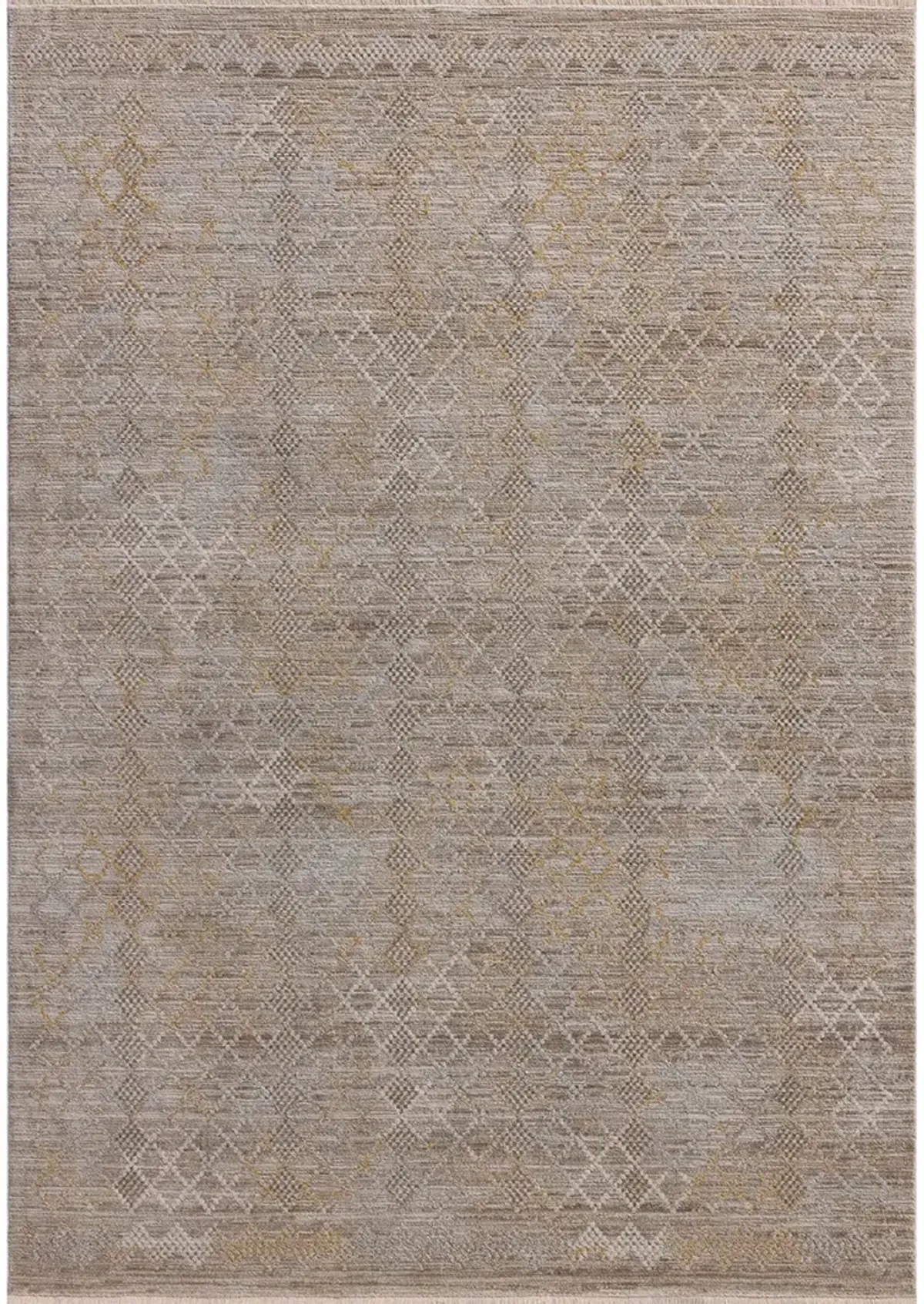 Cali Taupe/Multi 2'7"x8'0" Runner Rug