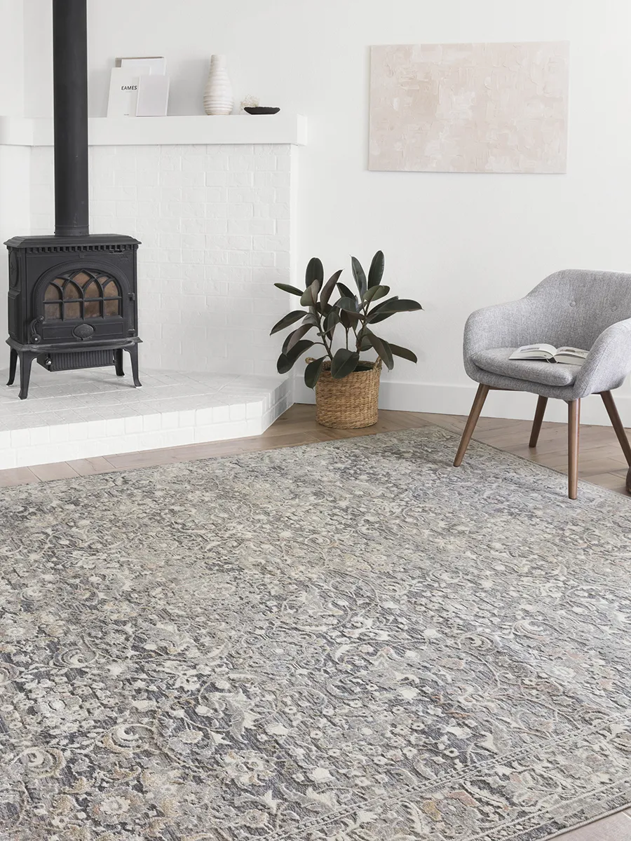 Lucia LUC04 Grey/Mist 7'9" x 10'6" Rug