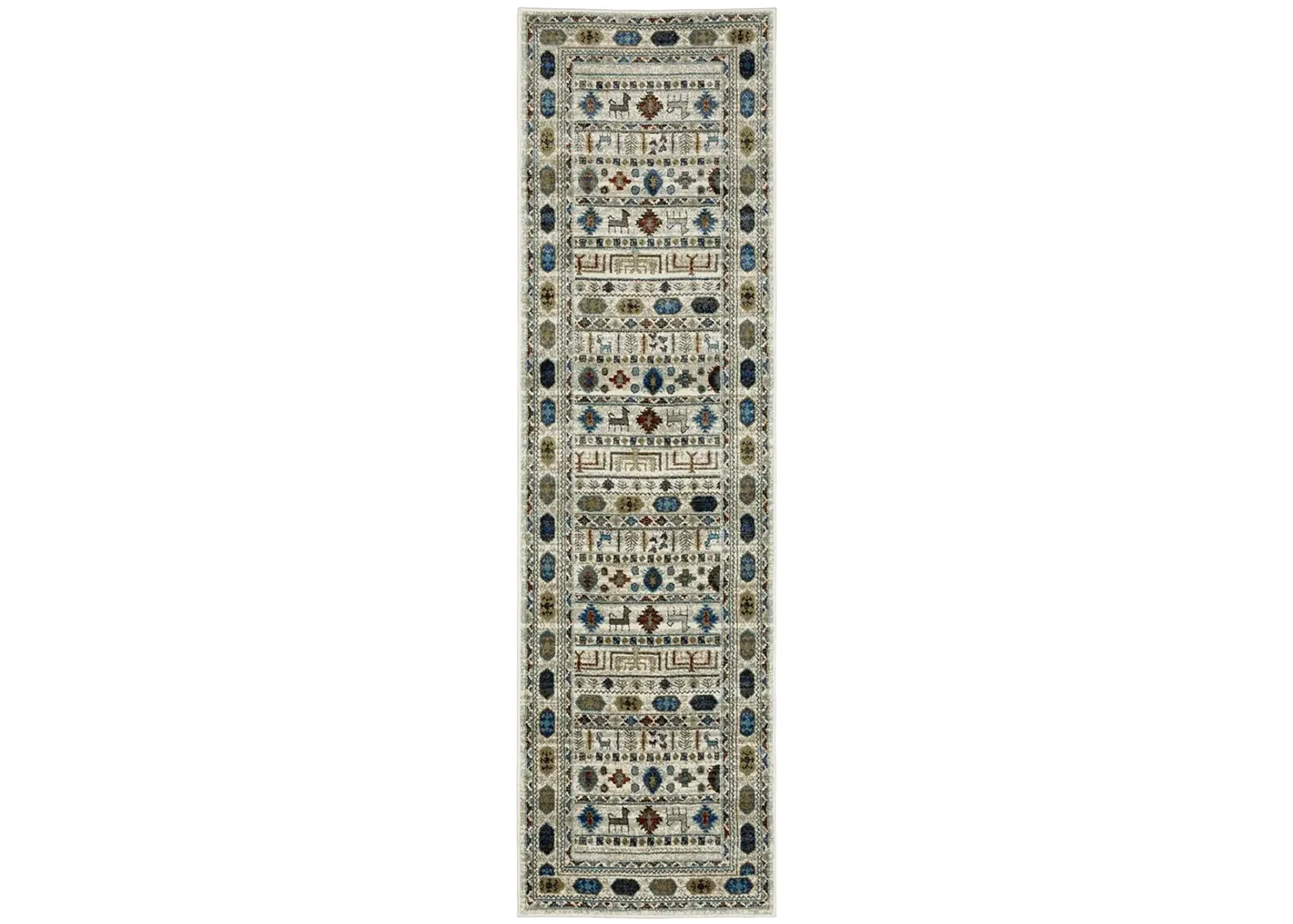 Venice 2'3" x 7'6" Ivory Rug