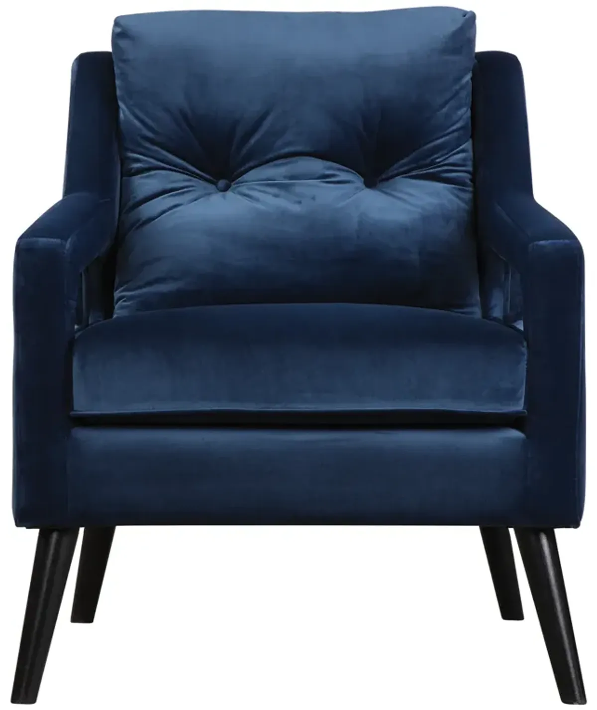 O'Brien Blue Velvet Armchair