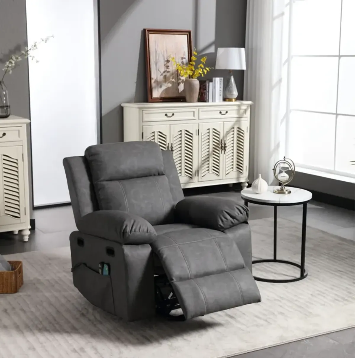 Merax Electric Power Lift PU Recliner Chair