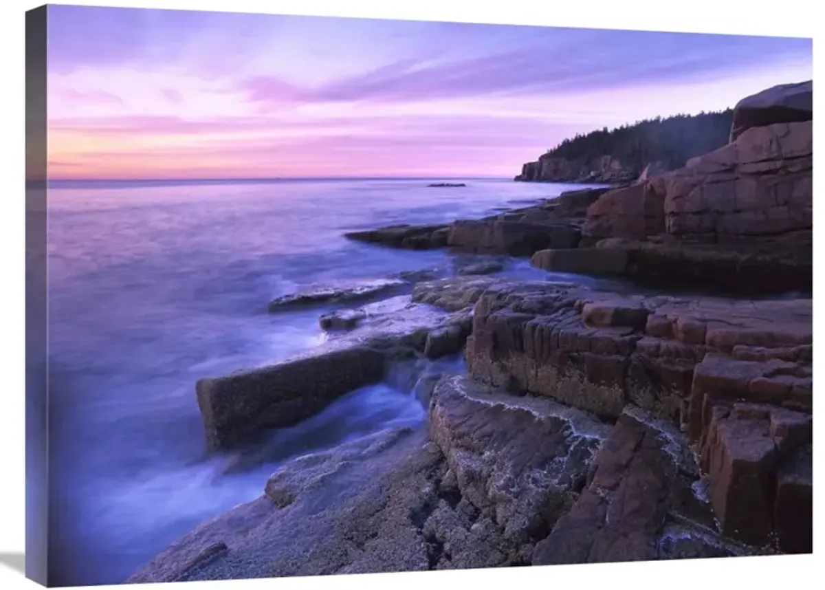 Atlantic coast near Thunder Hole, Acadia National Park, Maine-Canvas Art-32x24
