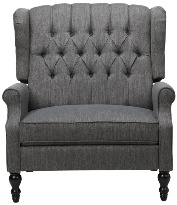 Streamdale Diamond Stitch Wingback Manual Recliner Comfort and Style United