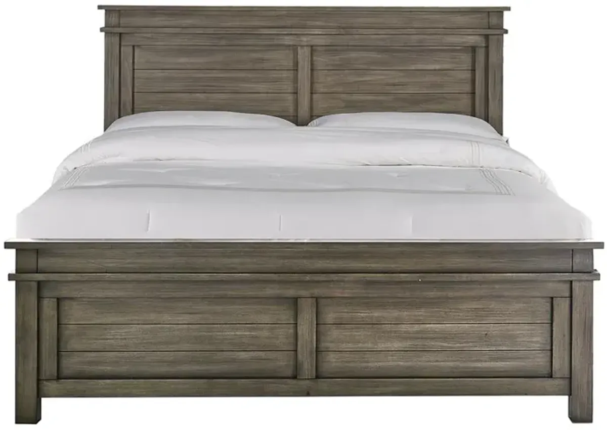 Belen Kox Greystone King Panel Bed, Belen Kox