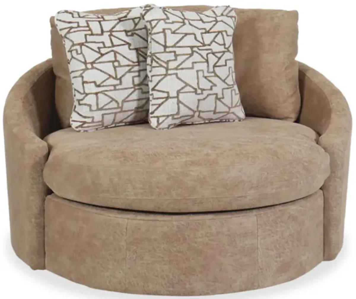 Opal Swivel Accent Chair and a Half